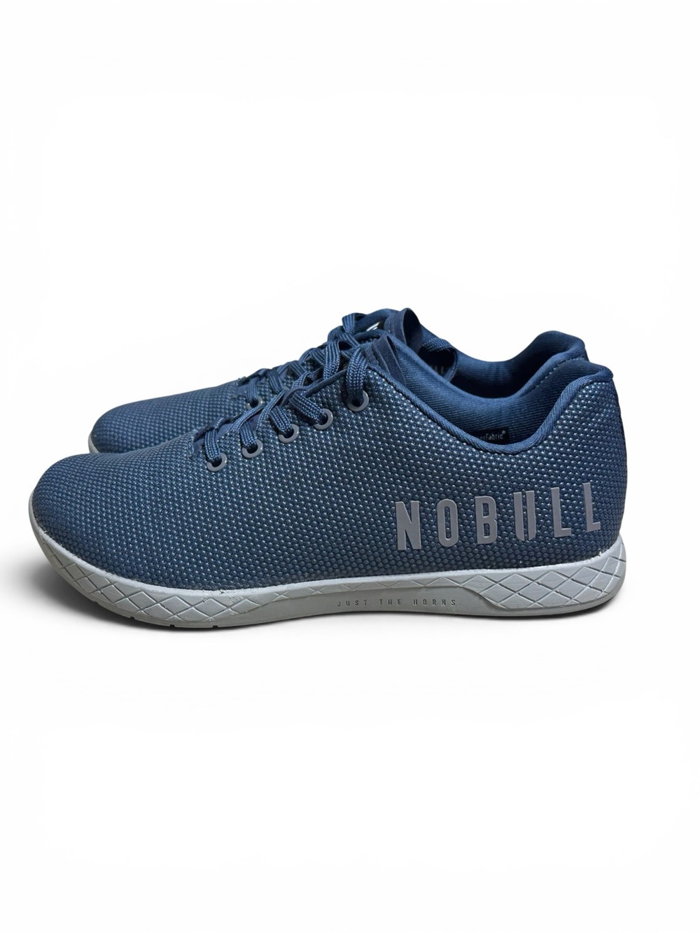 NOBULL Women Trainer Superfabric Lace Up Sneaker Dark Denim Blue Gray W 11.5 M10